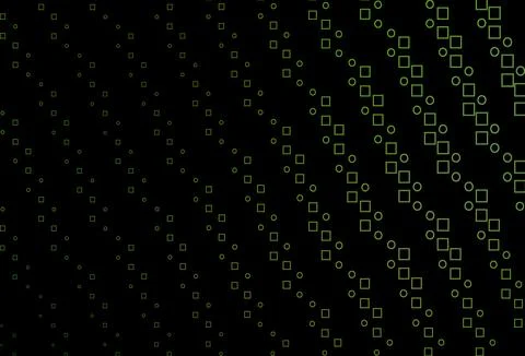 Dark Green vector texture with rectangular style. Stock Illustration