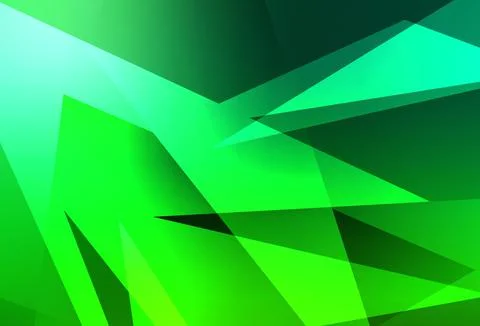 Dark Green vector texture with triangular style. Illustrazione stock