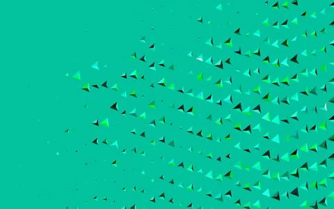 Dark Green vector texture with triangular style. Stock Illustration