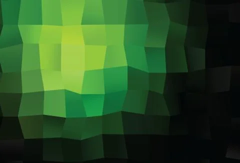 Dark Green vector triangle mosaic template. Illustrazione stock