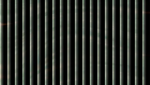 Dark green vertical blinds with subtle orange reflections Stock Illustration