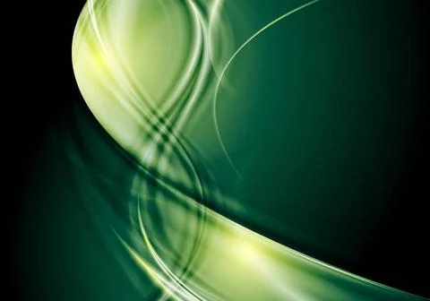 Dark green waves. Abstract background vector eps 10 Dark green waves. Abst... 스톡 사진