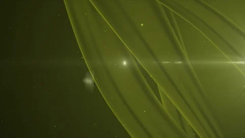 Dark green waving path and green particles looping animation. Stock Footage 284078466
