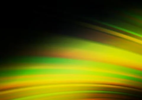 Dark Green, Yellow vector abstract bright template. 스톡 일러스트