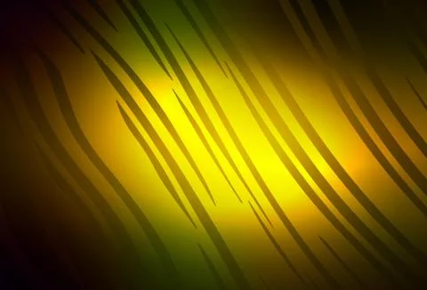 Dark Green, Yellow vector abstract bright pattern. Stock Illustration