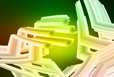 Dark Green, Yellow vector abstract bright pattern. Illustrazione stock