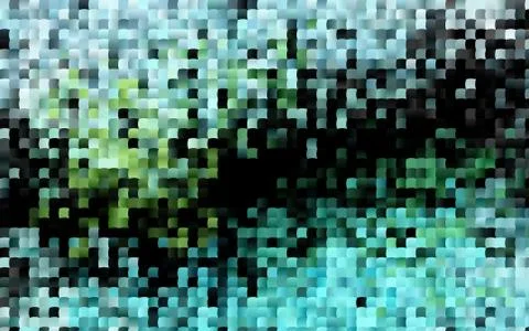 Dark Green, Yellow vector backdrop with rectangles, squares. Stock Illustration