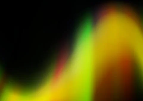 Dark Green, Yellow vector backdrop with bent lines. Illustrazione stock