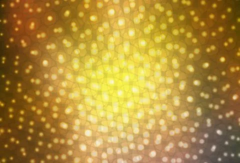 Dark Green, Yellow vector backdrop with dots. Stockillustratie