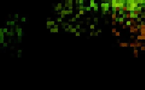 Dark Green, Yellow vector background with rectangles. Illustrazione stock