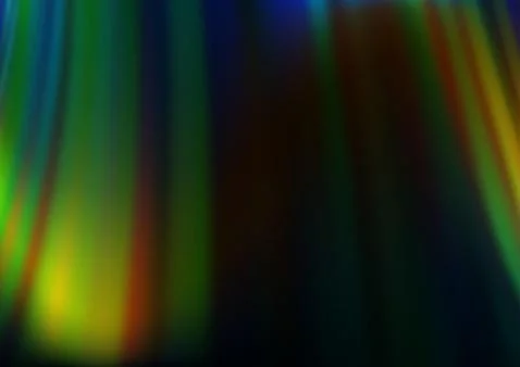 Dark Green, Yellow vector background with bent lines. 스톡 일러스트