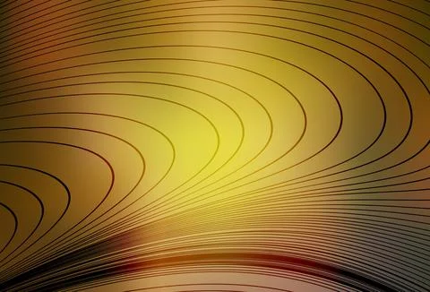 Dark Green, Yellow vector background with lines. Stock Illustration