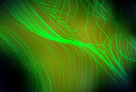 Dark Green, Yellow vector blurred bright pattern. Stock Illustration