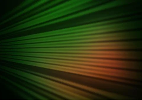 Dark Green, Yellow vector blurred and colored background. Stock-Illustration