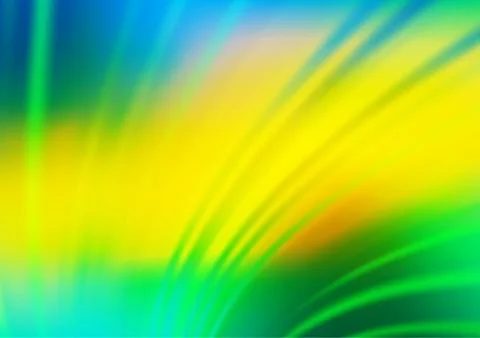 Dark Green, Yellow vector blurred bright background. Stock Illustration