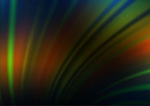 Dark Green, Yellow vector blurred bright pattern. Stock Illustration