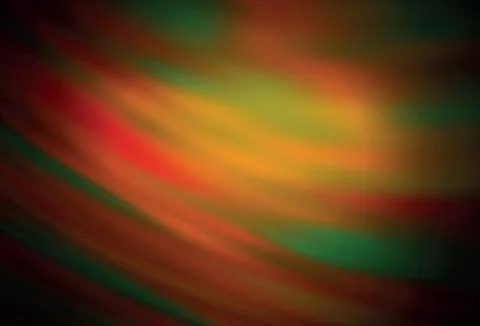 Dark Green, Yellow vector blurred shine abstract texture. Stock Illustration