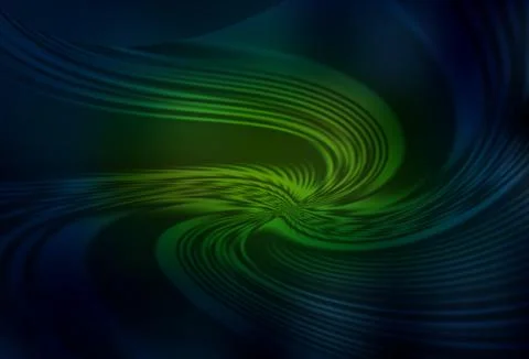 Dark Green, Yellow vector blurred bright pattern. Illustrazione stock