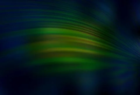 Dark Green, Yellow vector blurred and colored pattern. Illustrazione stock