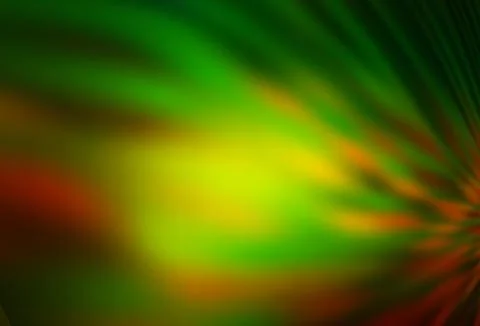 Dark Green, Yellow vector blurred and colored pattern. Stock Illustration