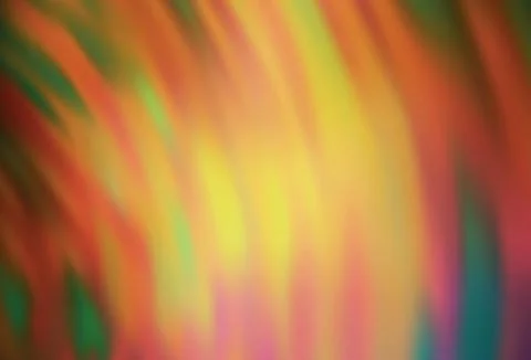 Dark Green, Yellow vector blurred background. Stock Illustration