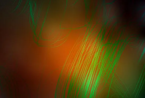 Dark Green, Yellow vector blurred bright texture. Stock Illustration