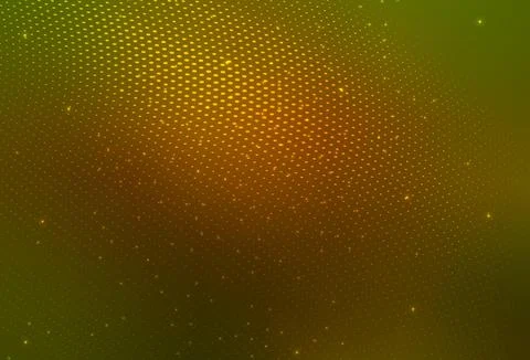 Dark Green, Yellow vector Blurred bubbles on abstract background with colorfu Stock Illustration