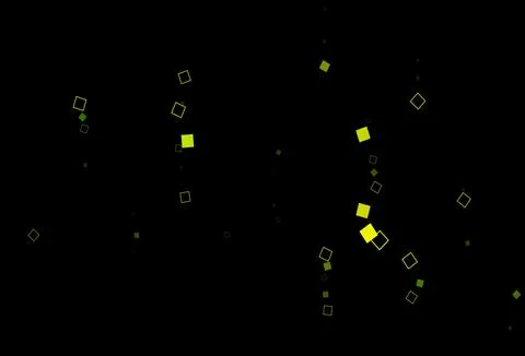 Dark Green, Yellow vector layout with rectangles, squares. Stock Illustration
