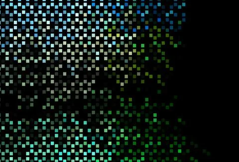 Dark Green, Yellow vector layout with rectangles, squares. 스톡 일러스트