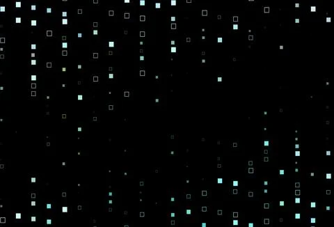 Dark Green, Yellow vector pattern with crystals, rectangles. 库存插图
