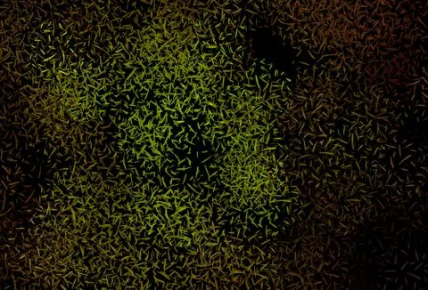 Dark Green, Yellow vector pattern with sharp lines. Stock Illustration