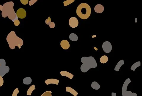 Dark Green, Yellow vector pattern with random forms. 库存插图
