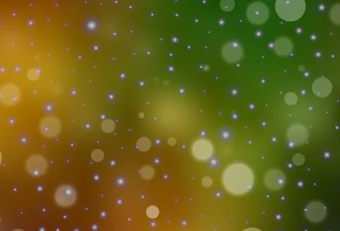 Dark Green, Yellow vector pattern in Christmas style. Stock Illustration