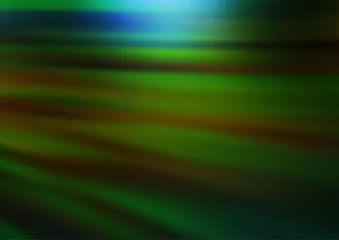 Dark Green, Yellow vector pattern with lines, ovals. Stock Illustration