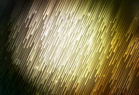 Dark Green, Yellow vector pattern with sharp lines. Stock Illustration