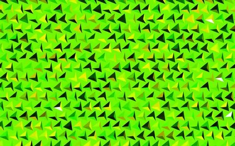 Dark Green, Yellow vector pattern with polygonal style. Illustrazione stock