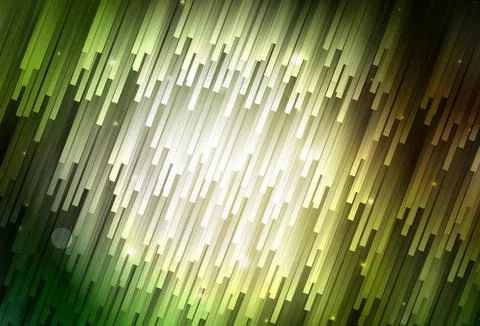 Dark Green, Yellow vector pattern with sharp lines. Illustrazione stock