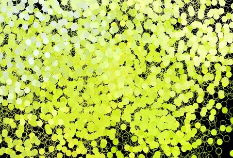 Dark Green, Yellow vector pattern with spheres. Illustrazione stock