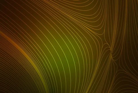 Dark Green, Yellow vector pattern with sharp lines. Stock Illustration