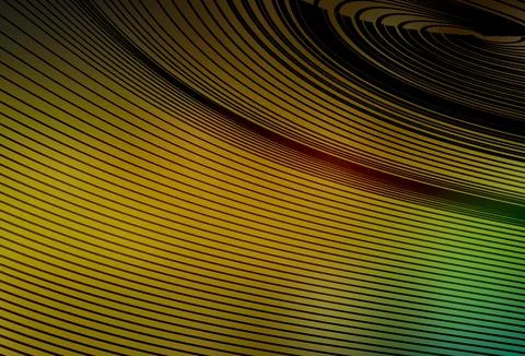 Dark Green, Yellow vector pattern with lines. Stock Illustration