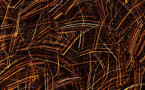 Dark Green, Yellow vector pattern with lines. Stock Illustration