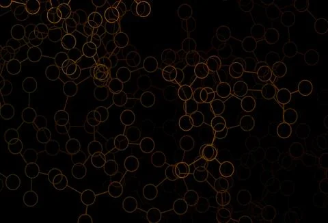 Dark Green, Yellow vector texture with artificial intelligence concept. 스톡 일러스트