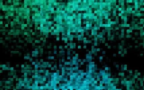 Dark Green, Yellow vector texture in rectangular style. Stock Illustration