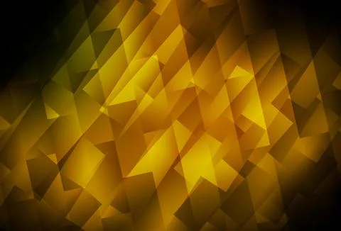 Dark Green, Yellow vector texture in rectangular style. Stock Illustration