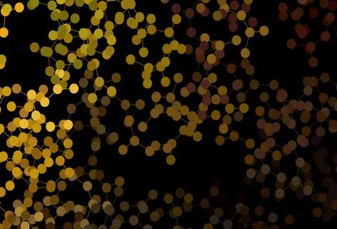 Dark Green, Yellow vector texture with artificial intelligence concept. 스톡 일러스트