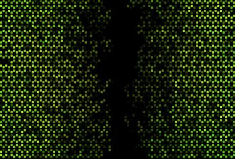 Dark Green, Yellow vector texture with rectangular style. Stock Illustration