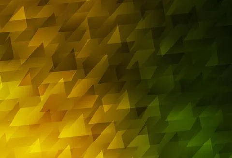 Dark Green, Yellow vector texture in rectangular style. Stock Illustration