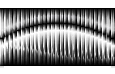 Dark grey and black gradient ribbed glass. Ribbed glass texture background... Stock Illustration