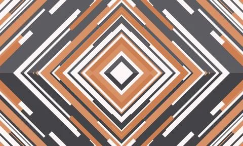 Dark grey and orange creative abstract background with geometric pattern. Modern Stock Illustration