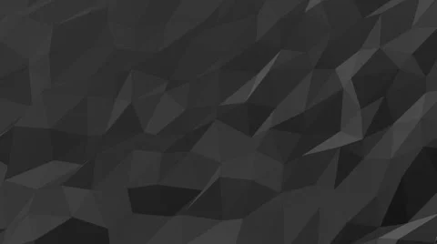 Dark Grey animated Low Poly Background Stock Footage 65995856